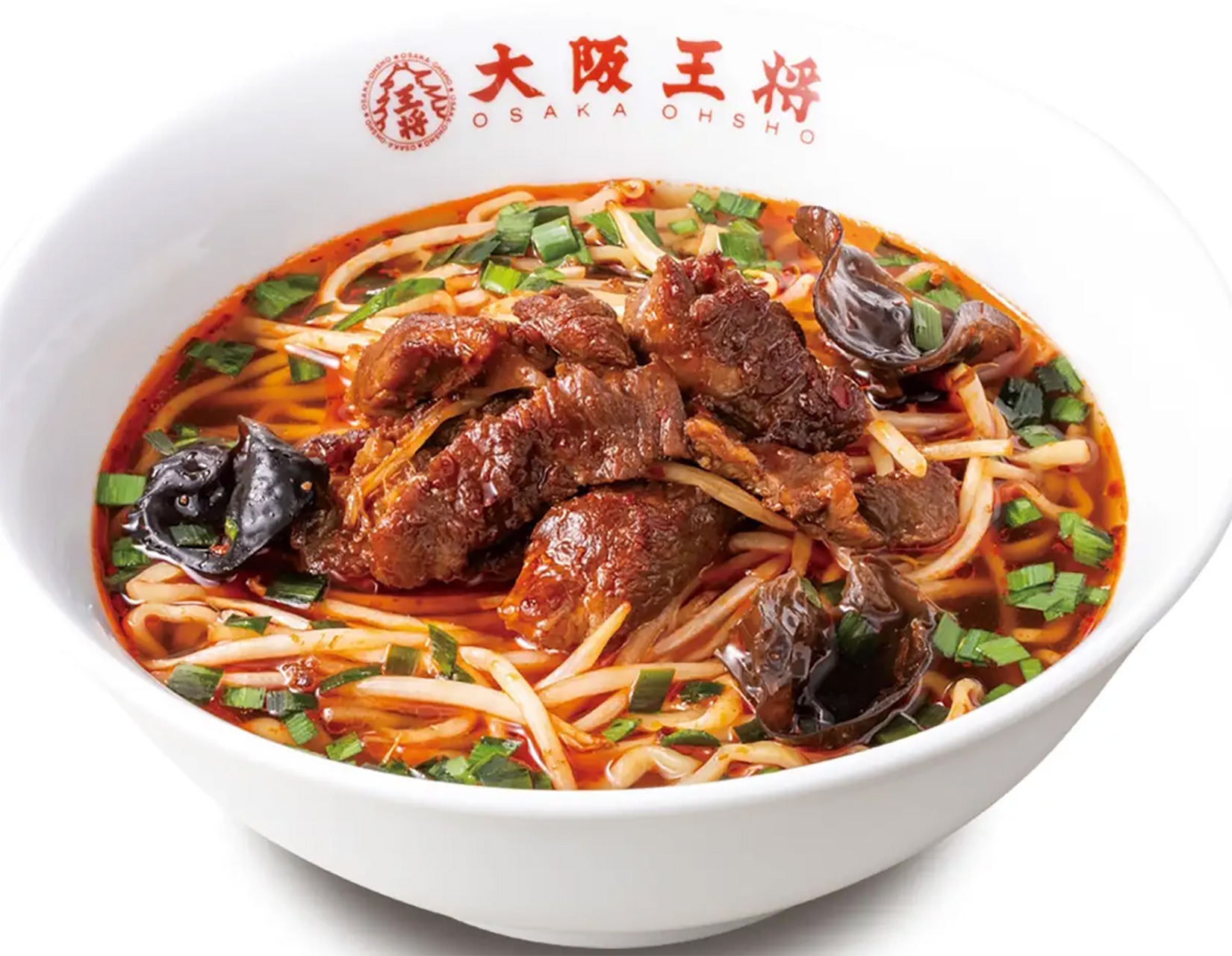 大阪王将「紅の紅焼牛肉麺」