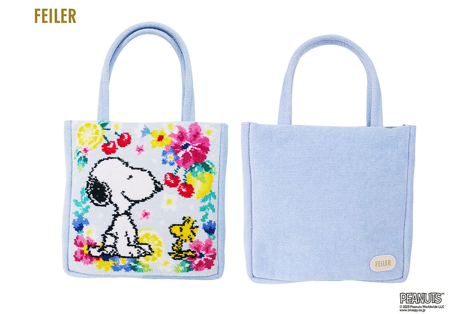 フェイラー　ハンカチ　スヌーピー　チャーリーブラウン PEANUTS×フェイラー、花火を見ているスヌーピーとチャーリー