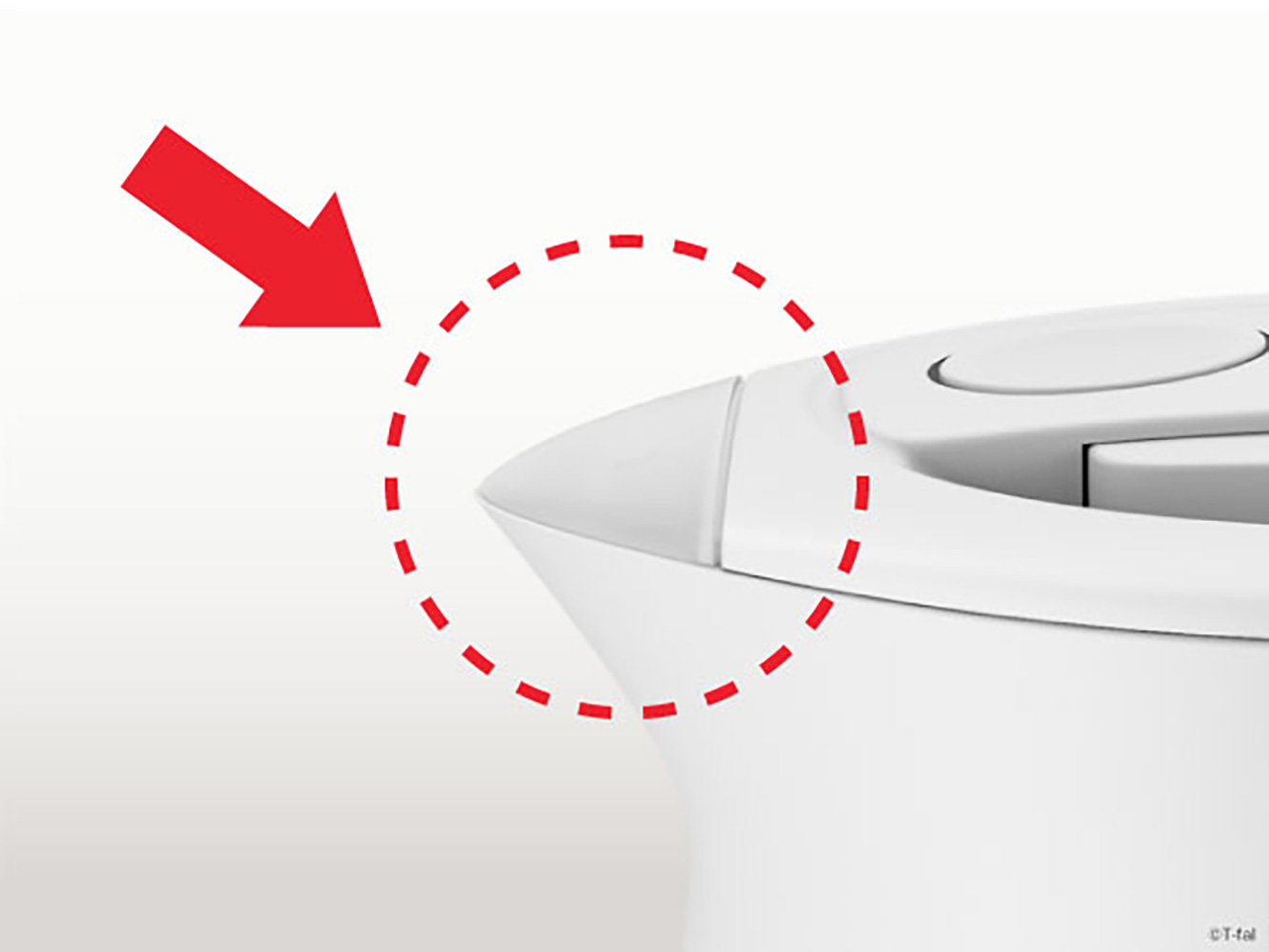 注ぎ口カバーでほこりが入りにくい