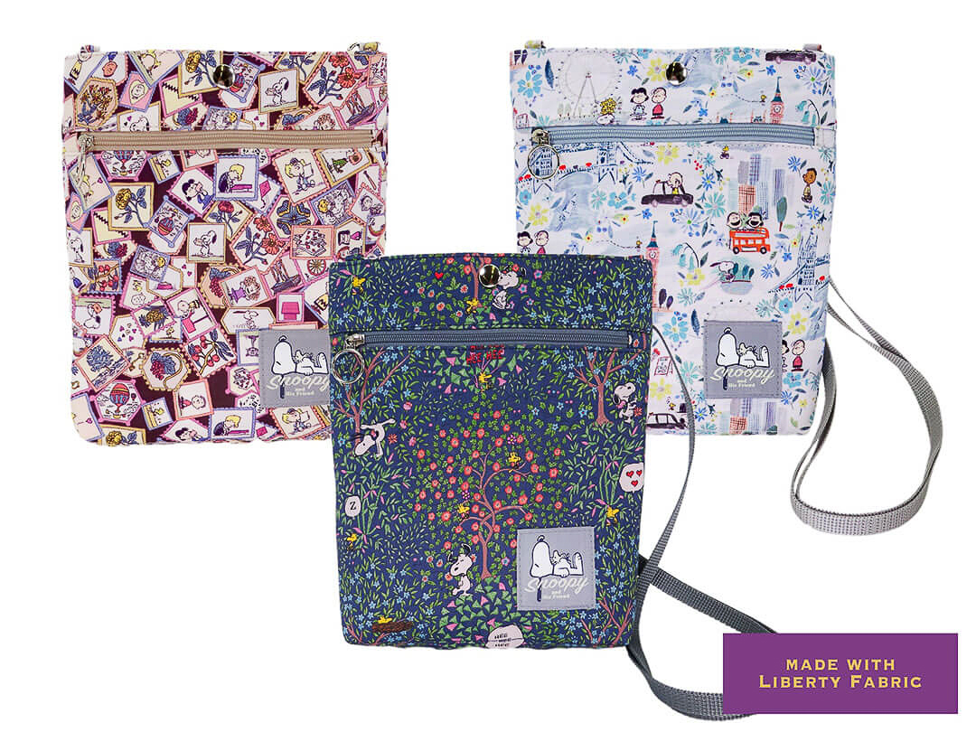 PEANUTS×リバティ・ファブリックス コラボ サコッシュ