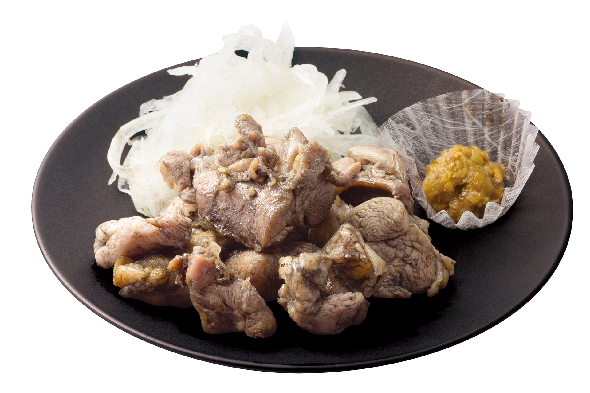 「親鶏の炭火焼き」（319円）