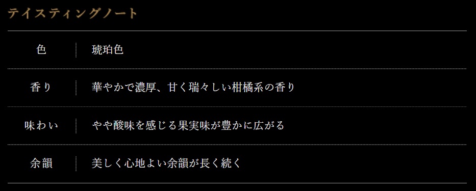 「響 サントリーウイスキー100周年記念 −Anniversary Blend−」のテイスティングノート