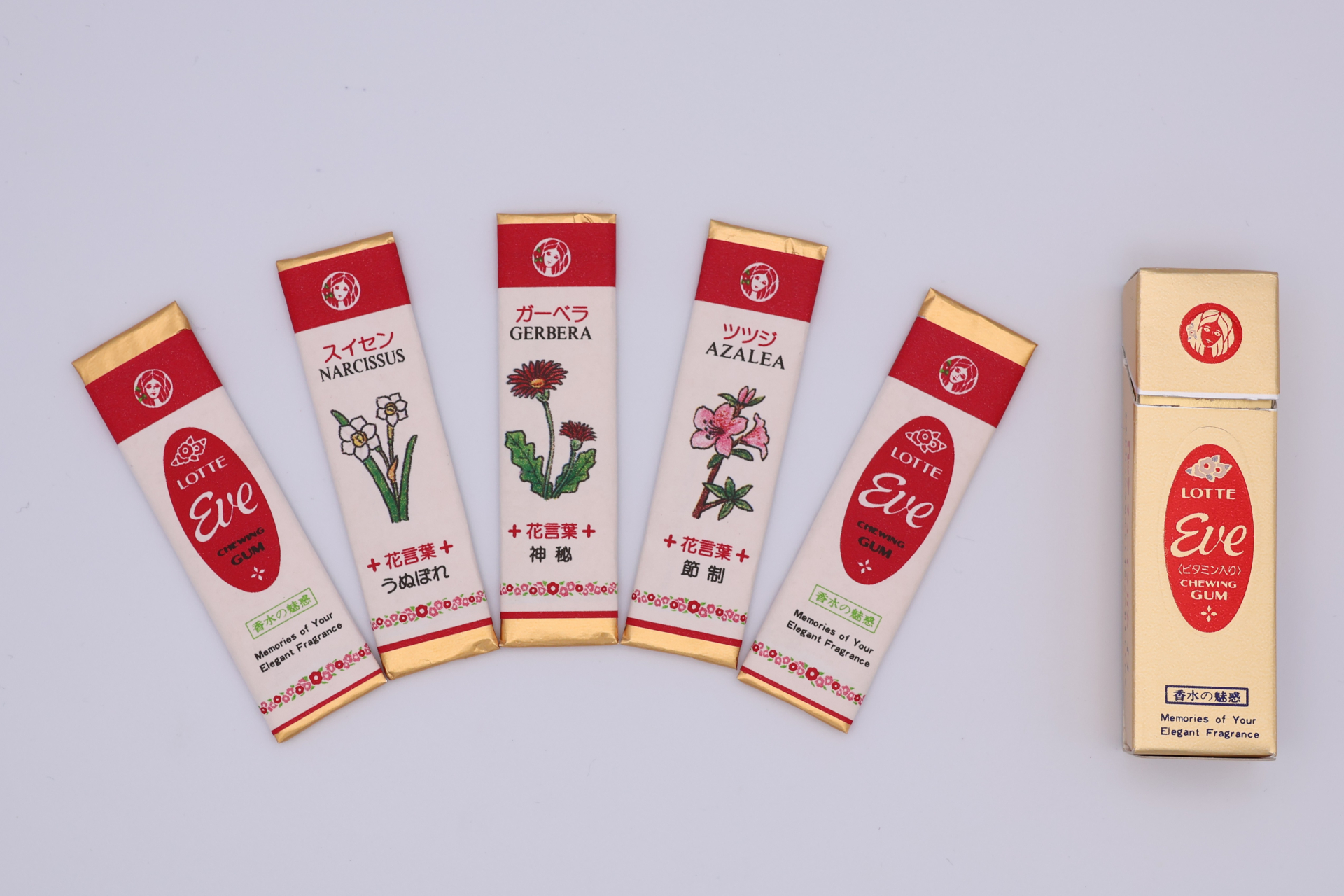 発売当時のイブのパッケージとレッテル（内装紙）