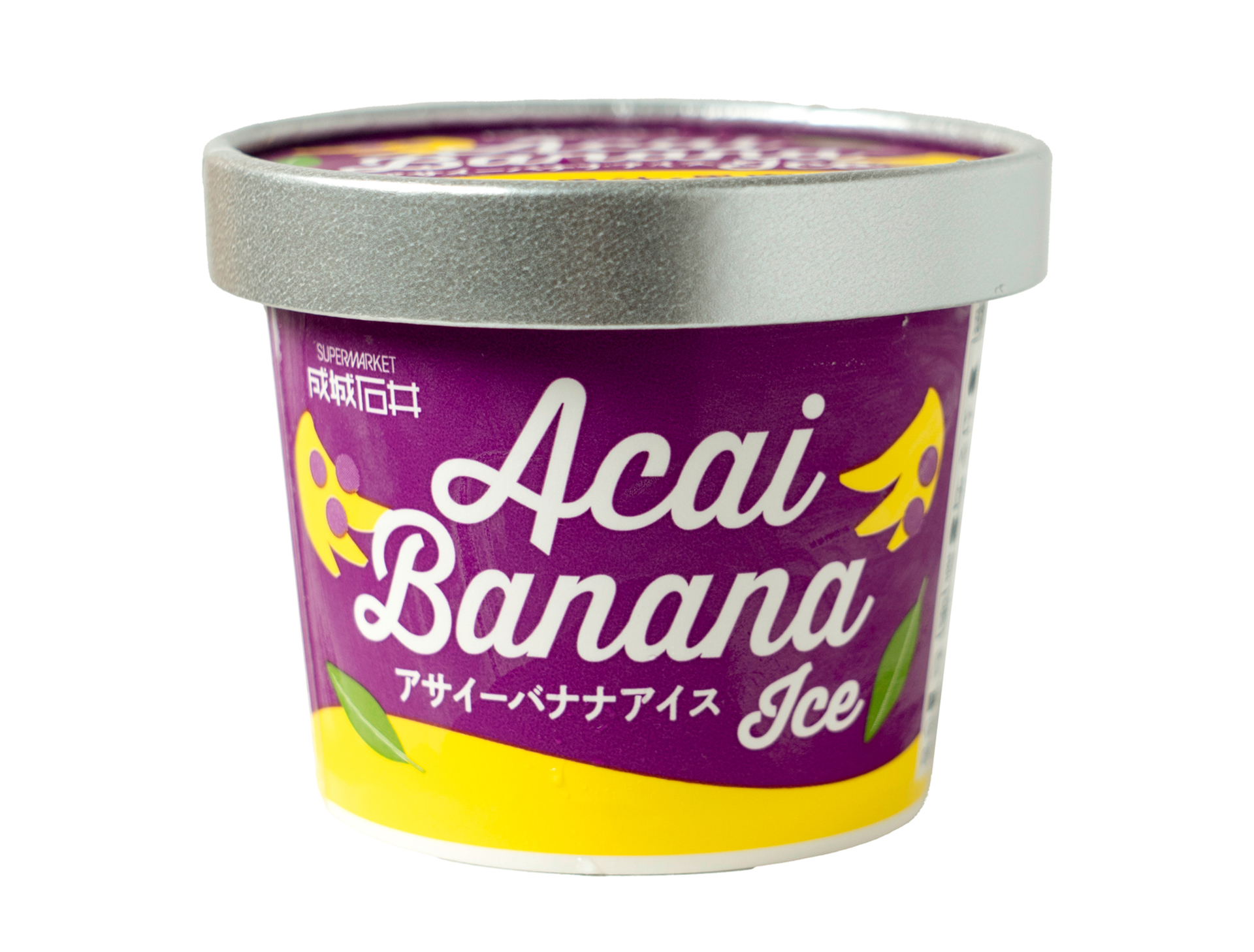「成城石井 アサイーバナナアイス」（388円）
