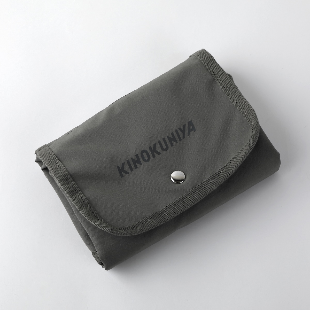 紀ノ国屋 フラップショッピングバッグ（シックグレー）