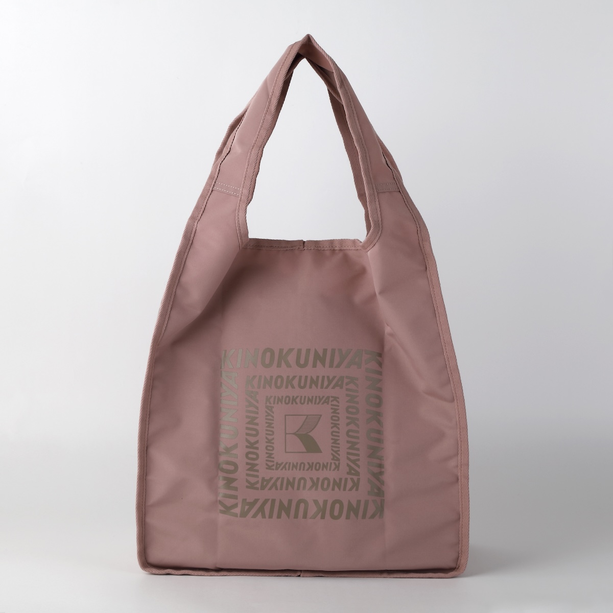 紀ノ国屋 フラップショッピングバッグ（シックピンク）
