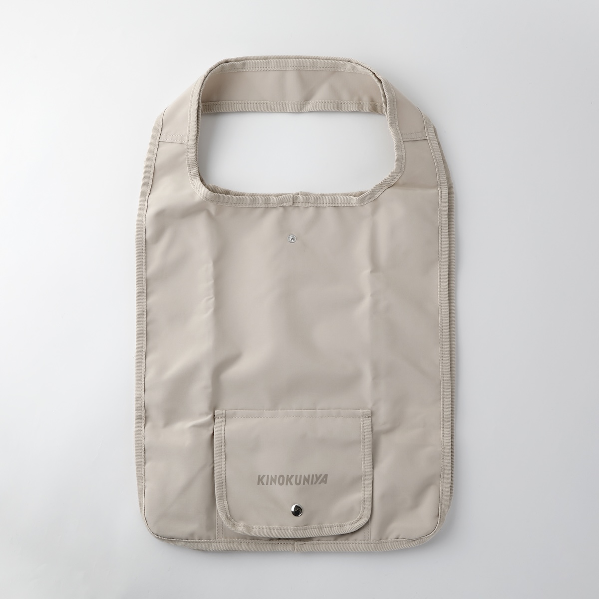 紀ノ国屋 フラップショッピングバッグ（ベージュ）