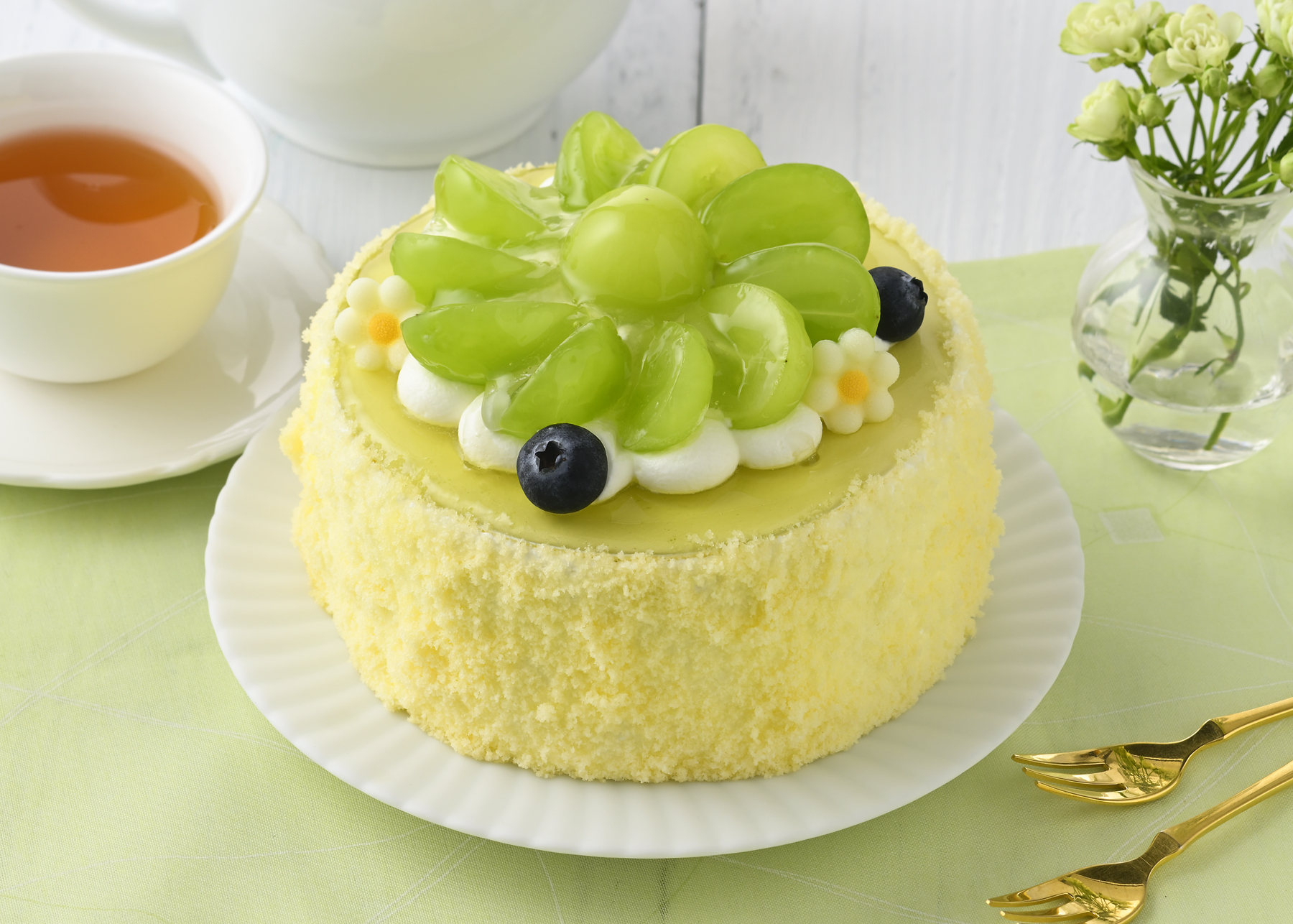 シャインマスカットのデコレーション（4号）