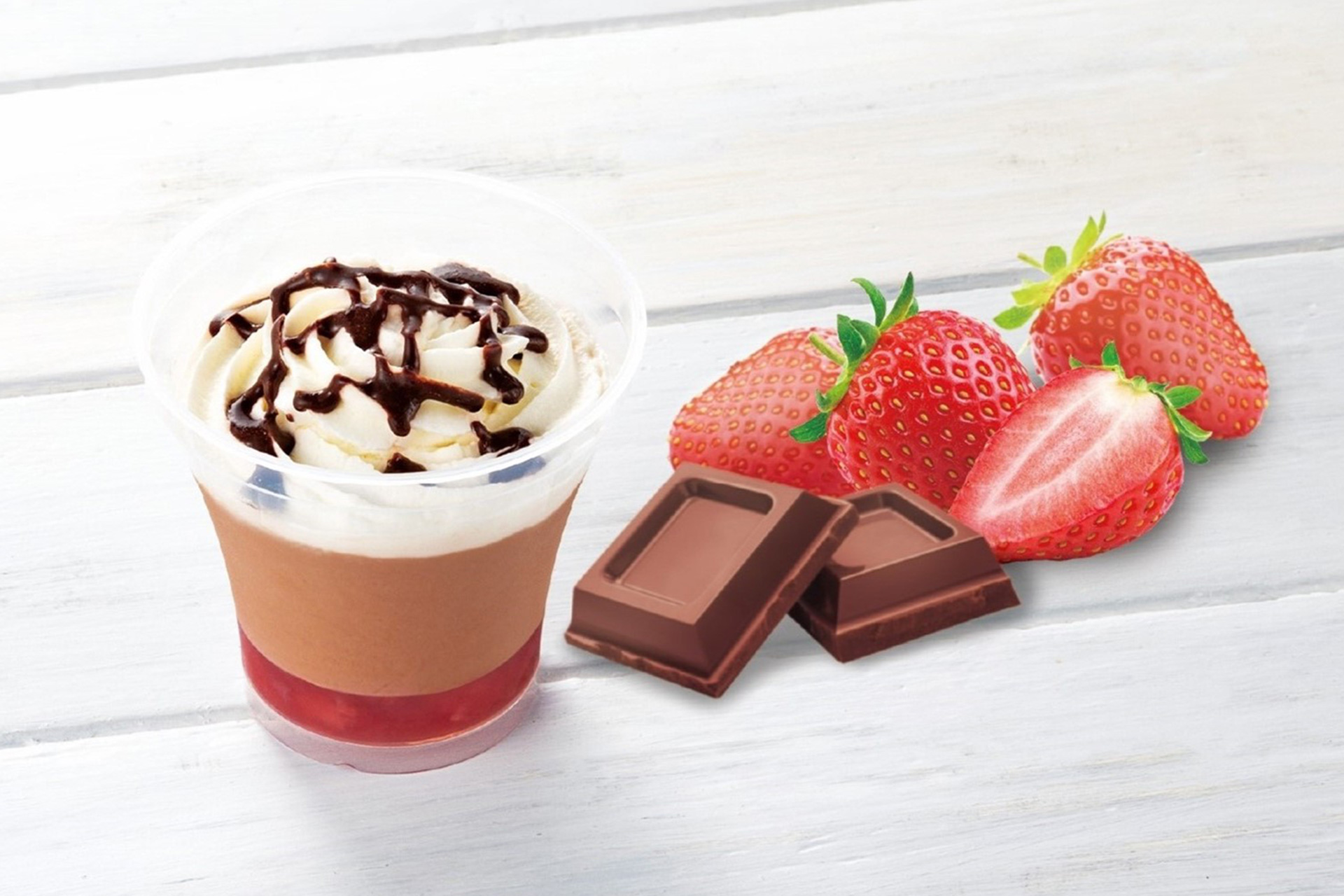 とろけるチョコプリン ストロベリー