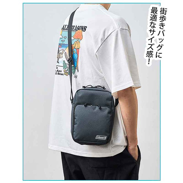 コールマン じゃばらポケット付き ショルダーバッグ（「MonoMax」2025年10月号増刊付録）