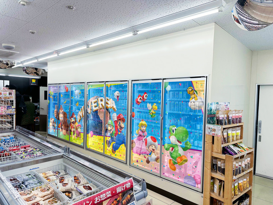 USJ×ローソン、マリオ・ドンキーコングなど初のラッピング店舗
