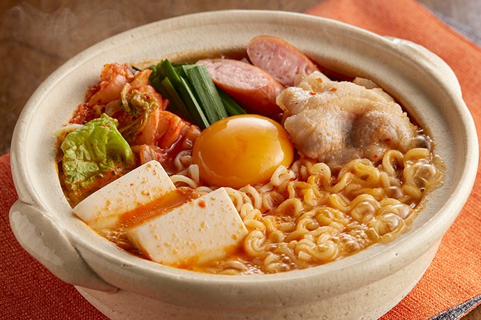 旨辛スープのキムチチゲ定食