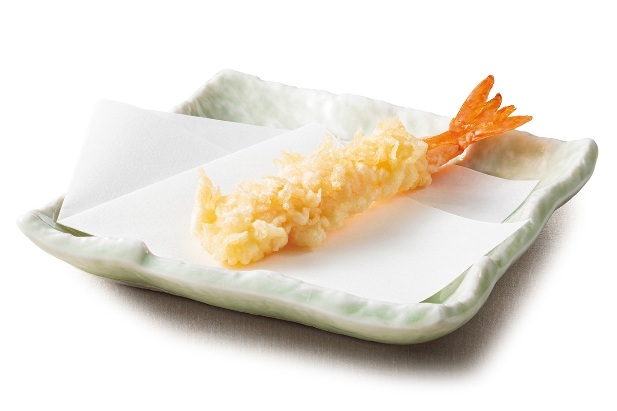 期間中「お持ち帰り限定 えび天1本無料券」を配布