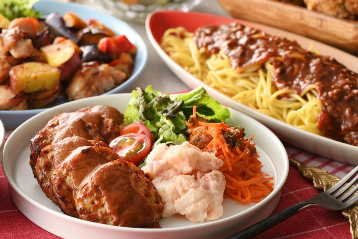 多彩なハンバーグやスパゲッティ