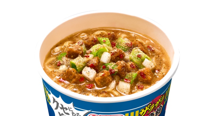 鯖節と豚骨を使用した力強い風味とコク深い旨みのスープが特徴