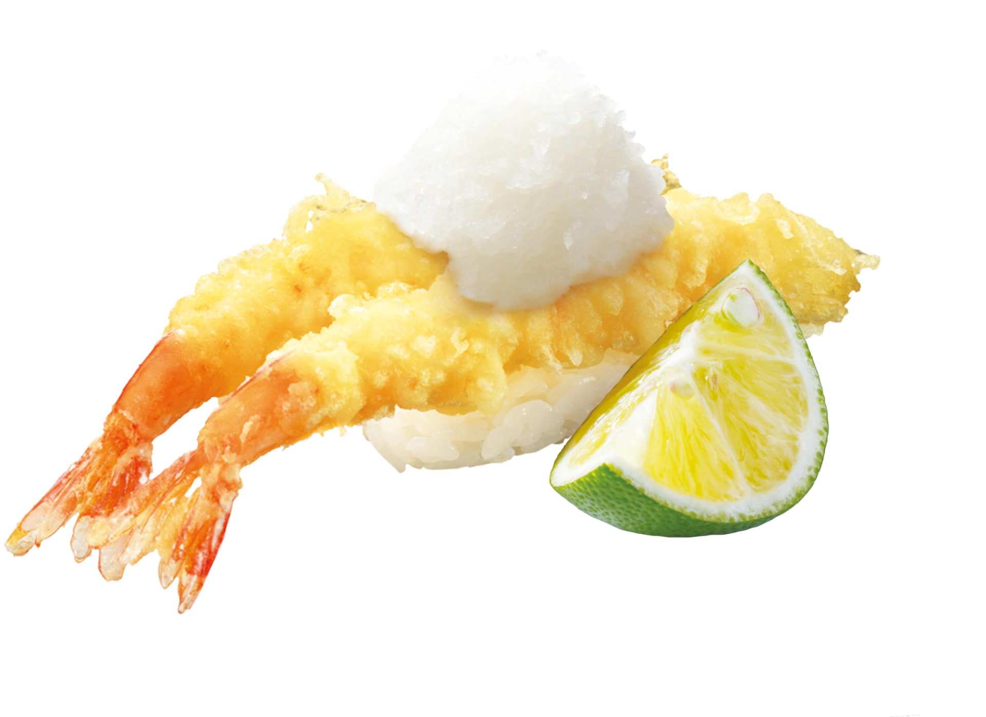 「えび天握り（すだちおろし）」（176円）