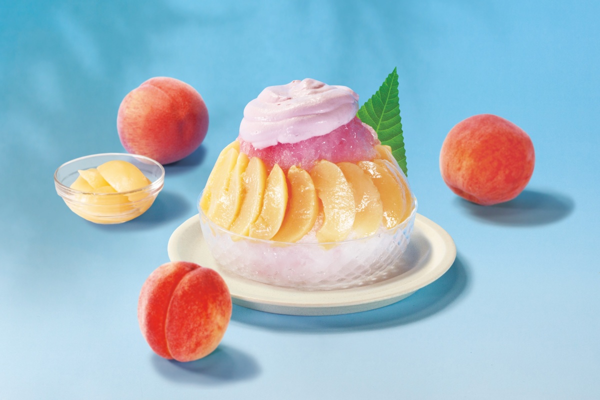 とろける白桃氷