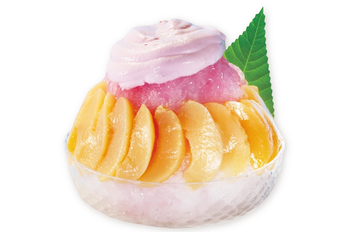 とろける白桃氷