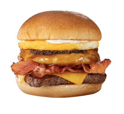 「トリュフ月見もっちベーコネーター」（1450円）