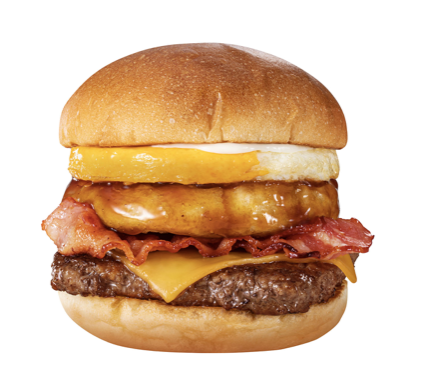 「月見もっちベーコネーター」（1190円）