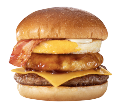 「チーズ月見もっちバーガー」（950円）