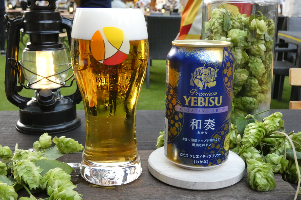 YEBISU クリエイティブブリュー（わかな）　350ml×24缶×２ケース Amazon.co.jp: ヱビス クリエイティブブリュー 和奏（わかな