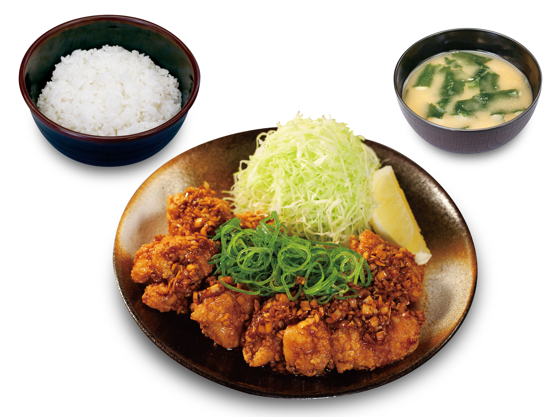 「油淋鶏定食（8個）」（1,320円）