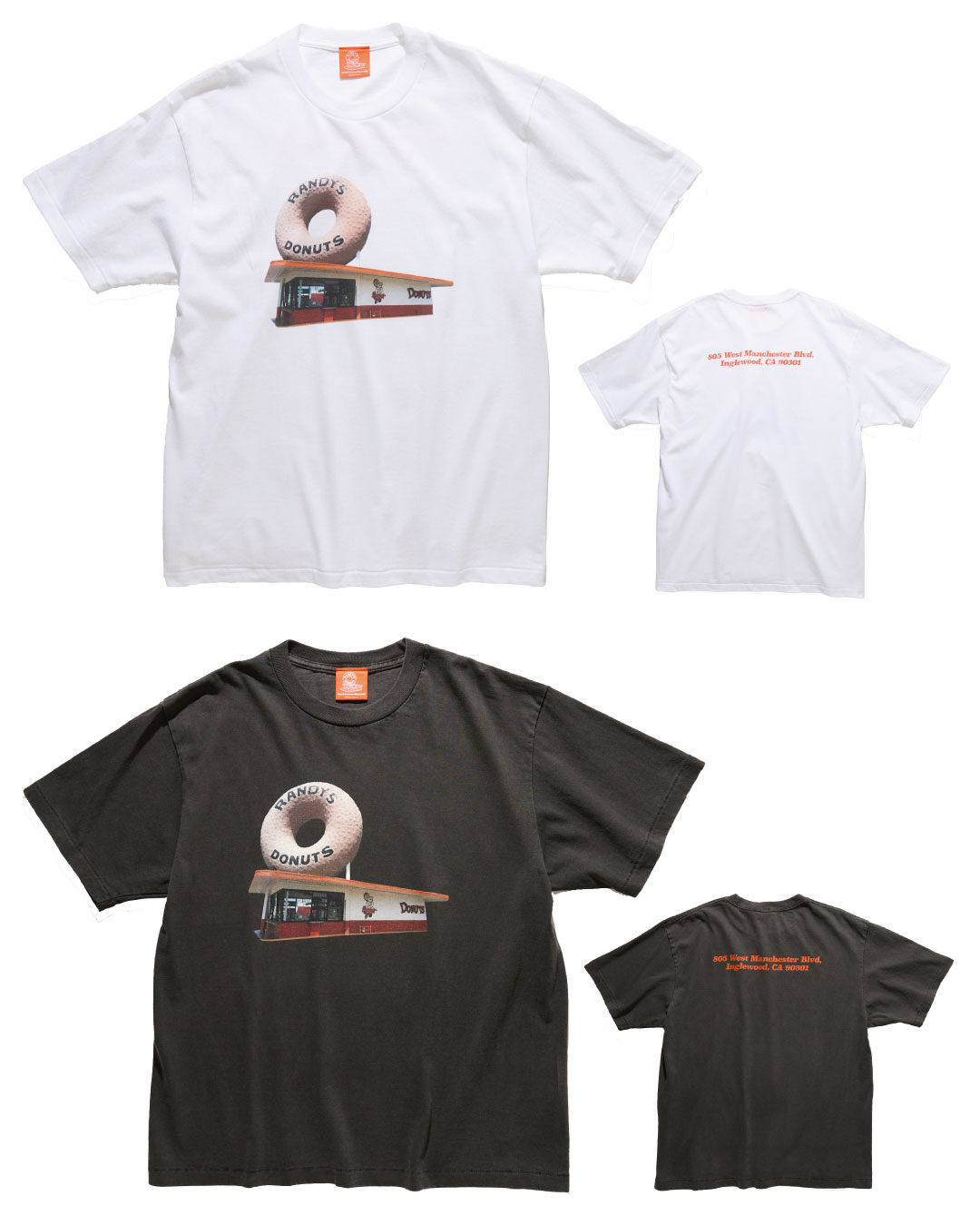 「INGLEWOOD SHOP PHOTO TEE」（5940円）、サイズ：M/L/XL/XXL、カラー：ホワイト/チャコールグレー