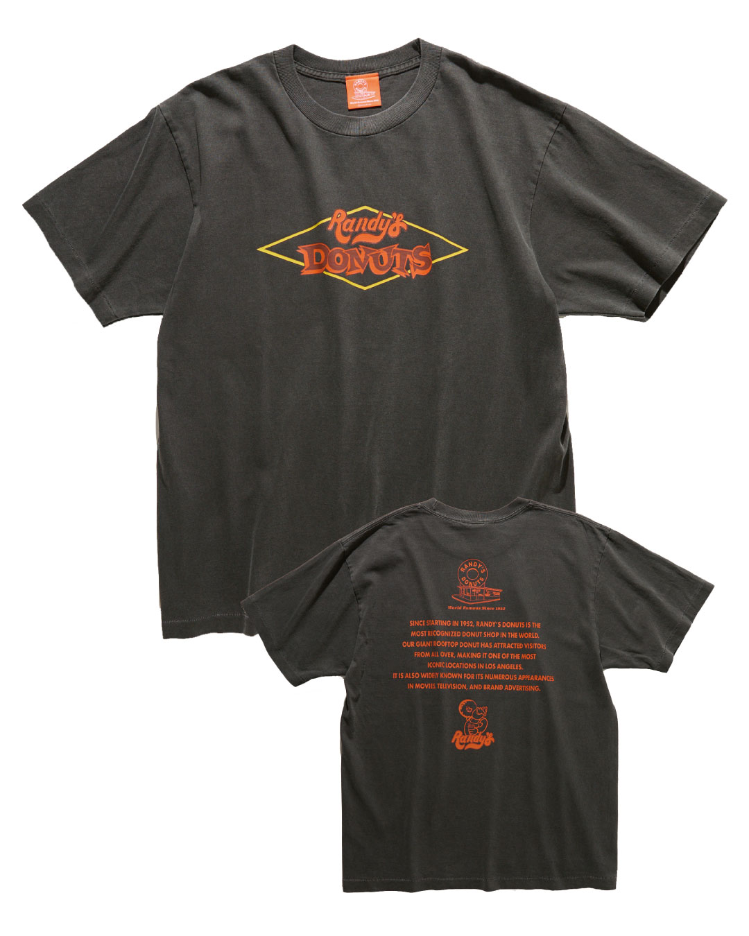 【ランディーズドーナツ 渋谷代官山店限定】「DIAMOND LOGO TEE」（5940円）、サイズ：M/L/XL/XXL、カラー：チャコールグレー