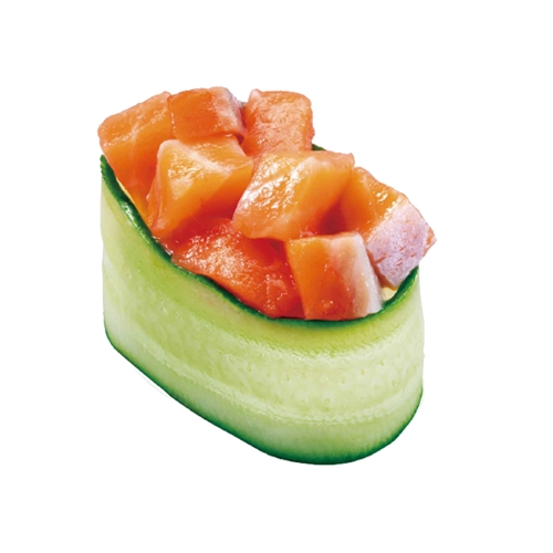 特盛サーモンぶつ かっぱ軍艦