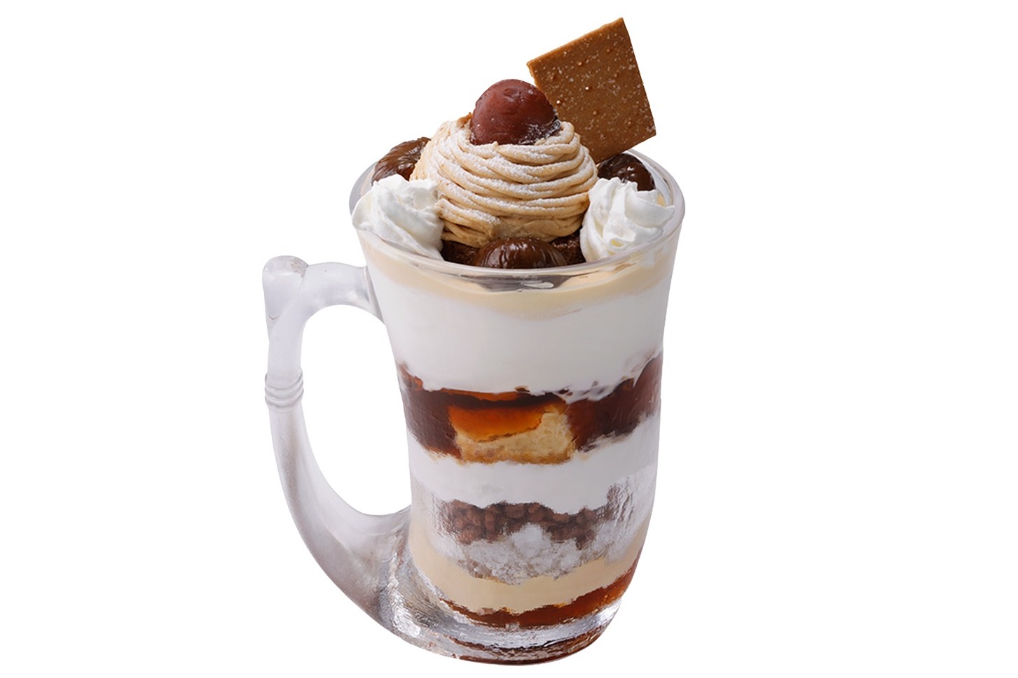 ジョッキパフェ（マロン）