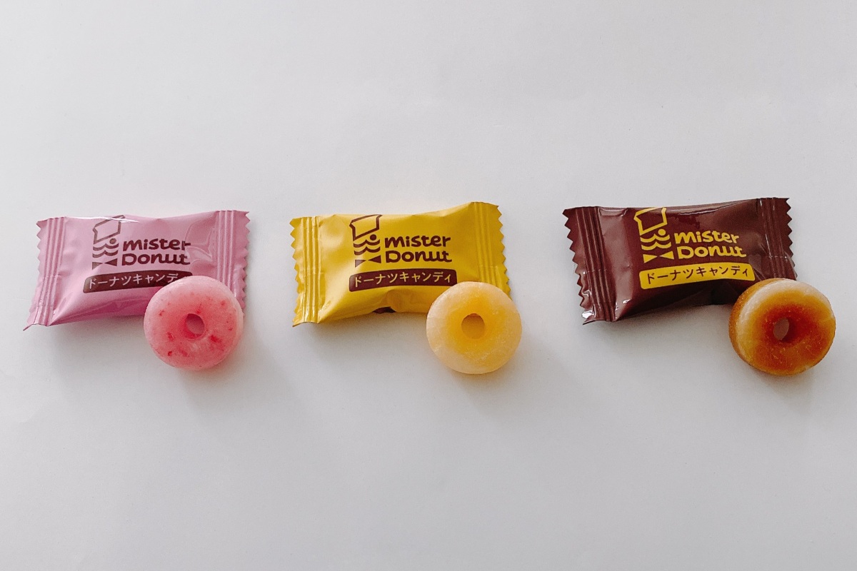 左から「イチゴ」「ハニー」「キャラメルミルク」