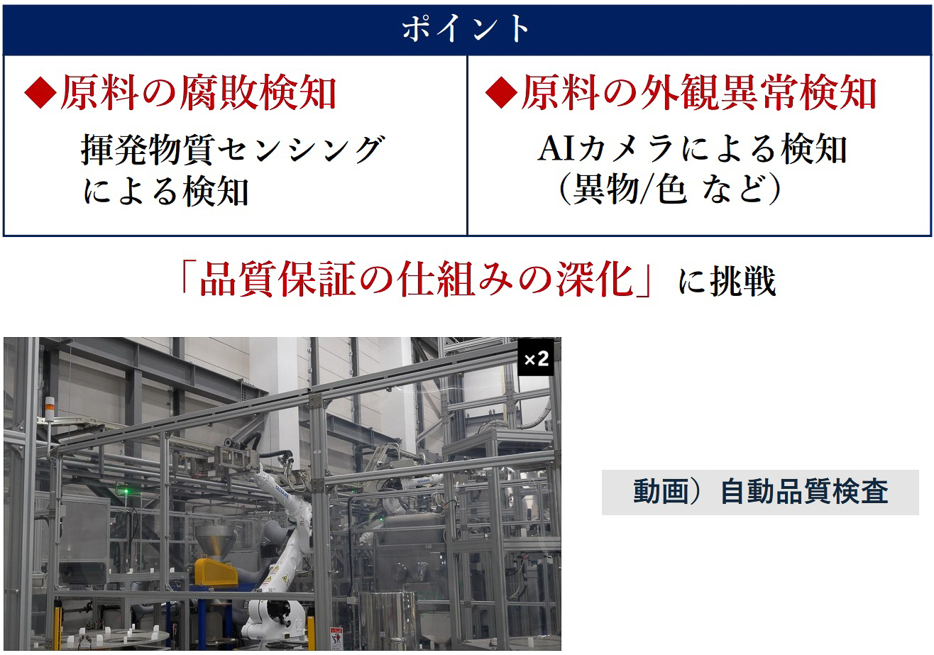 外観異常・腐敗をチェック
