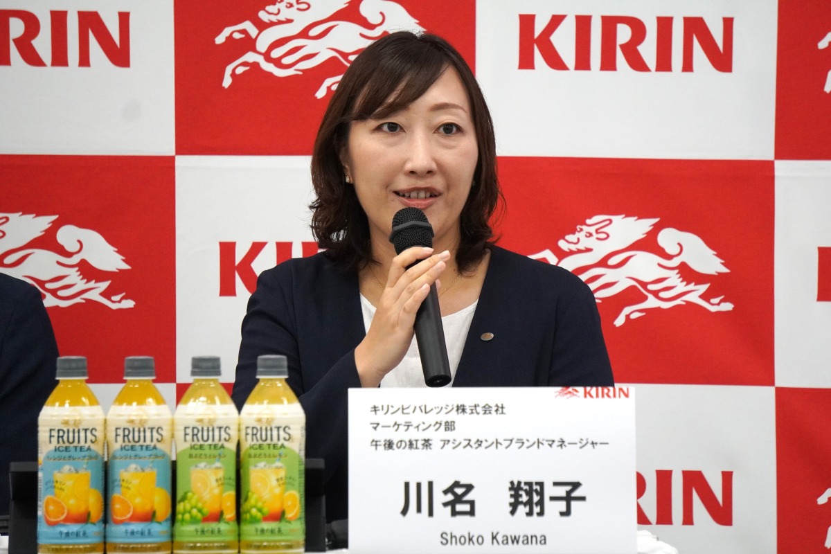 マーケティング部 午後の紅茶 アシスタントブランドマネージャーの川名翔子氏