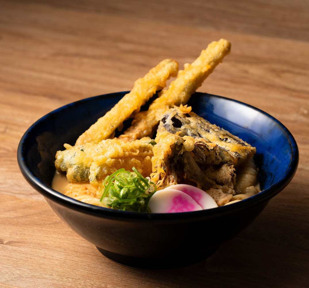 「ごまだれ野菜天ぶっかけうどん（冷）」（780円）