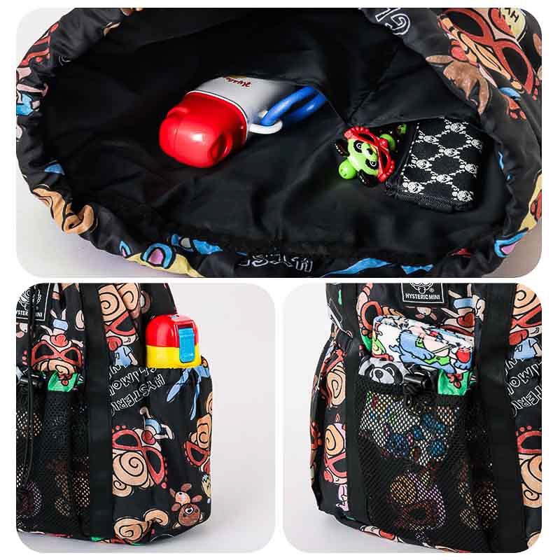 HYSTERIC MINI 2WAY TOTE↔BACKPACK BOOK BLACK ver.