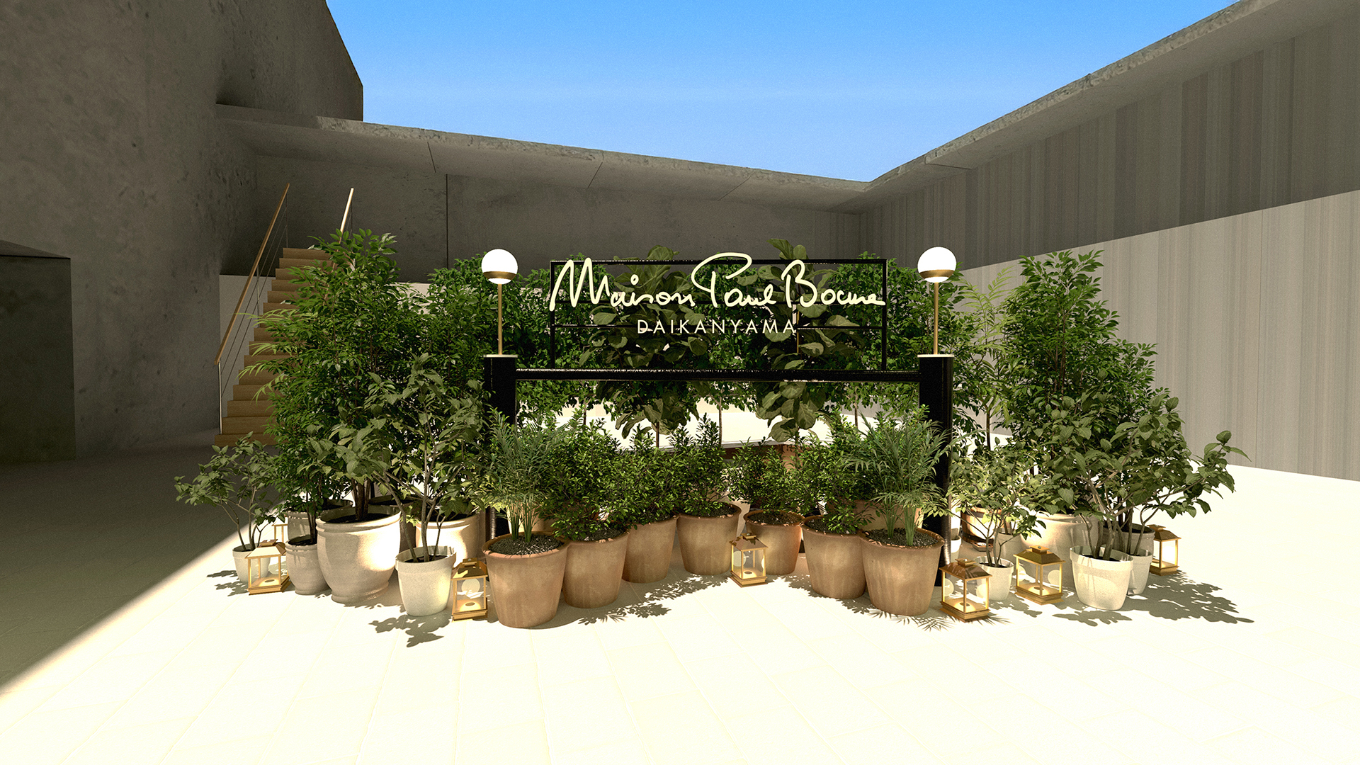 グリーンあふれるボタニカルなエントランス（イメージ）