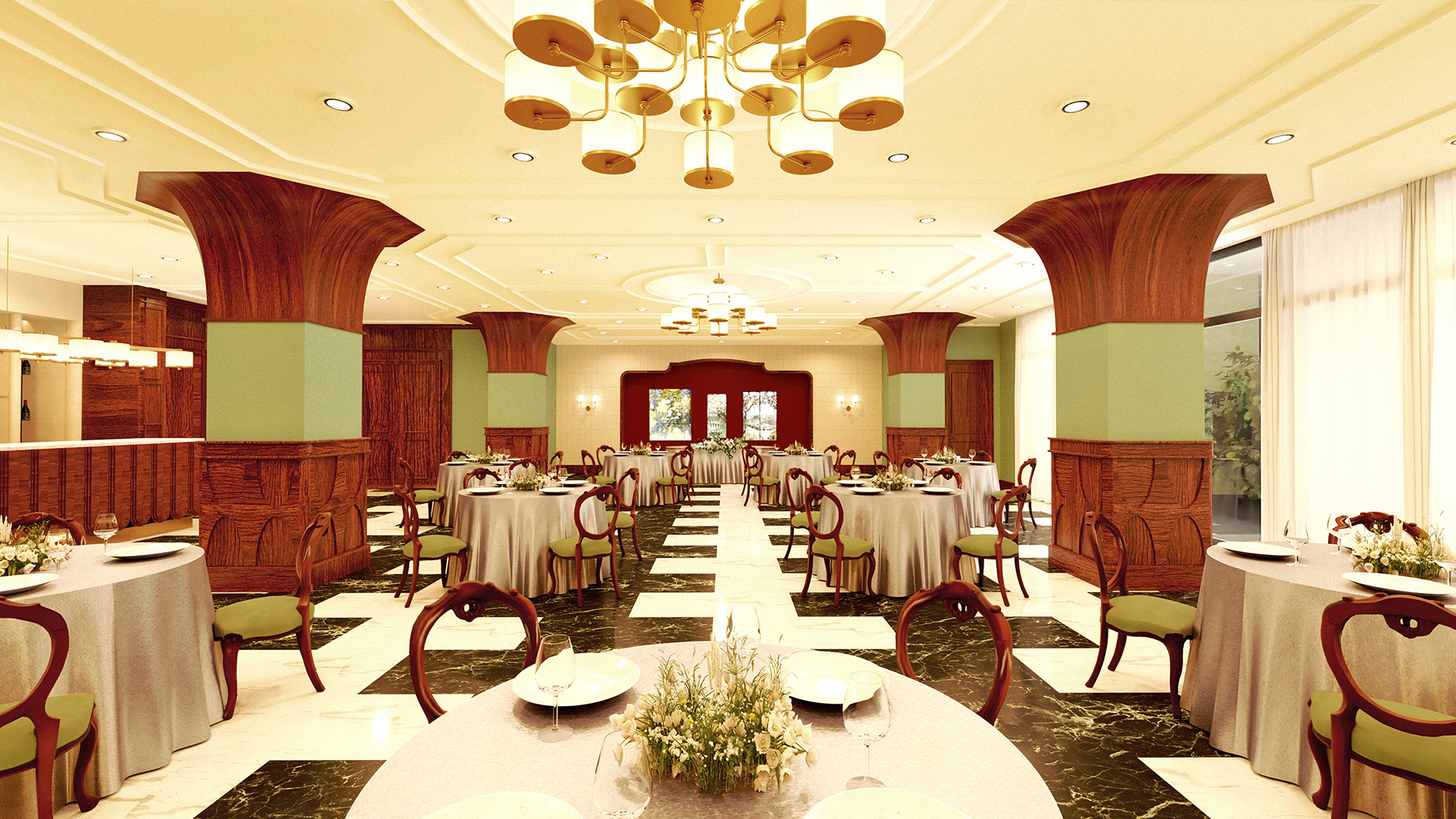 非日常の時間を華やかに演出するサロン（イメージ）