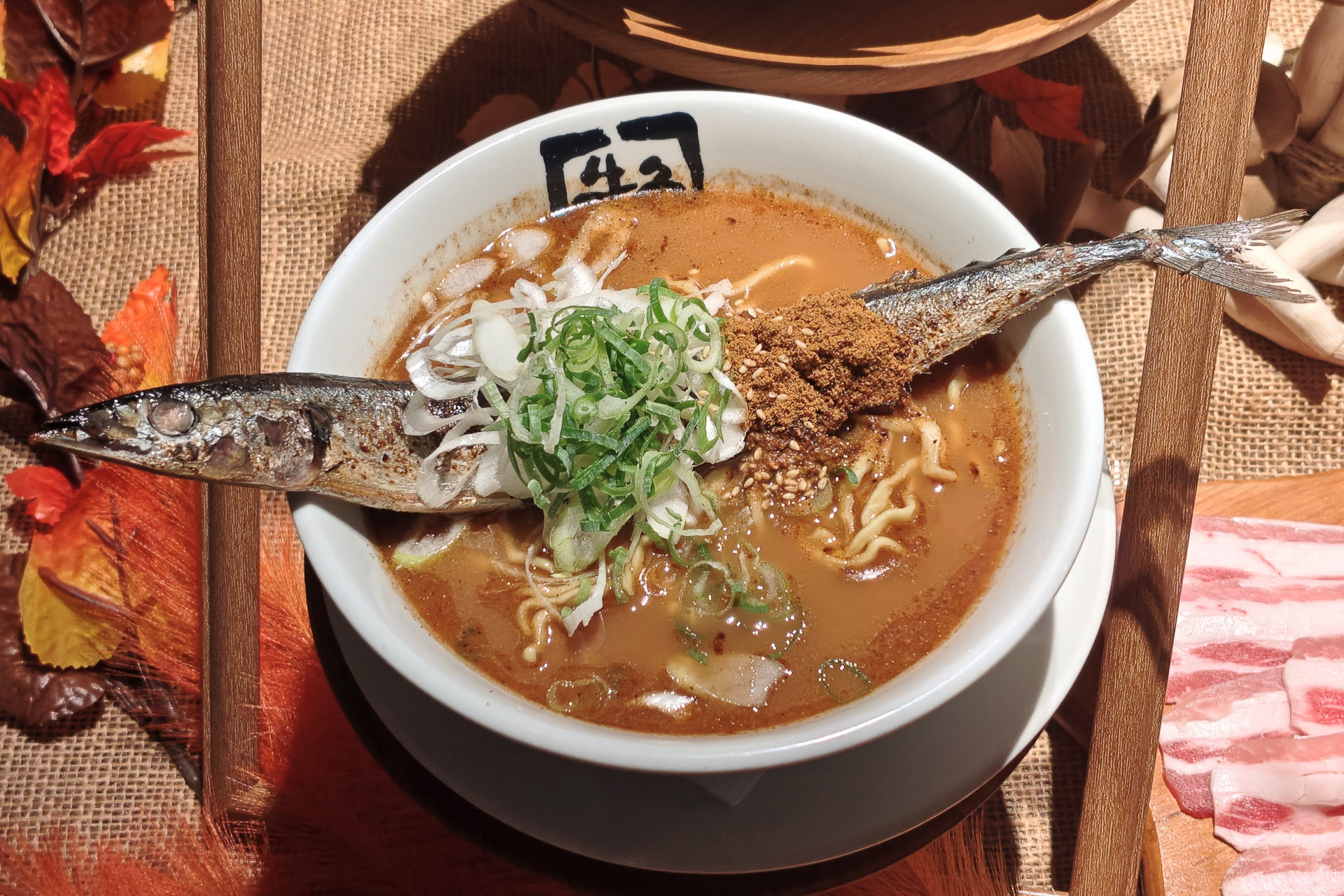 牛角流秋刀魚ラーメン