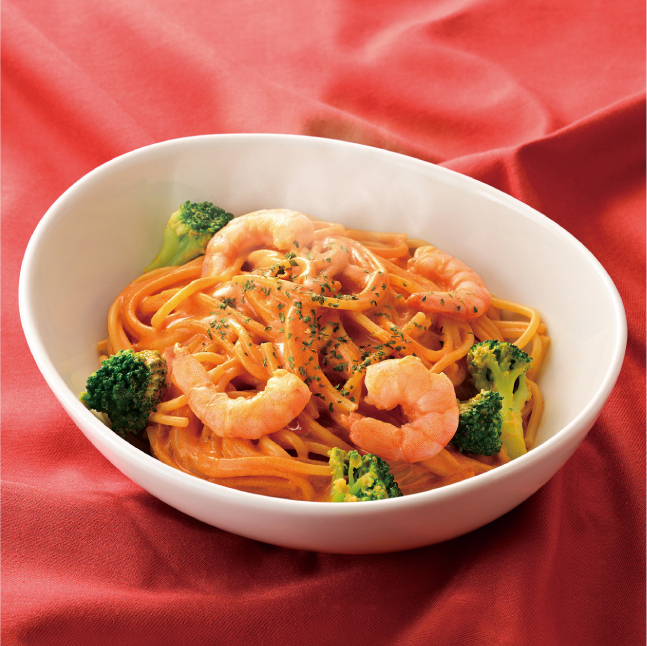 えびの濃厚トマトクリーム～ビスク仕立て～