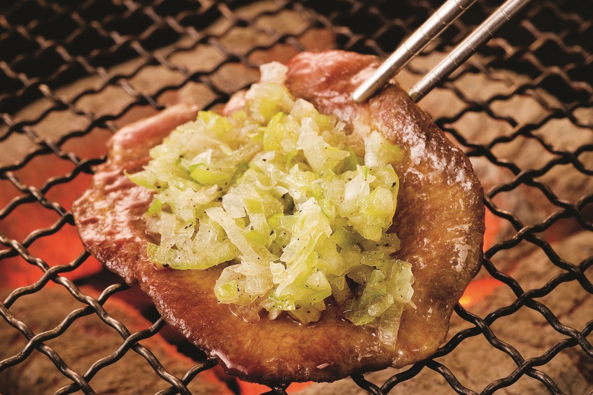 牛タン塩 ねぎミジンのせ