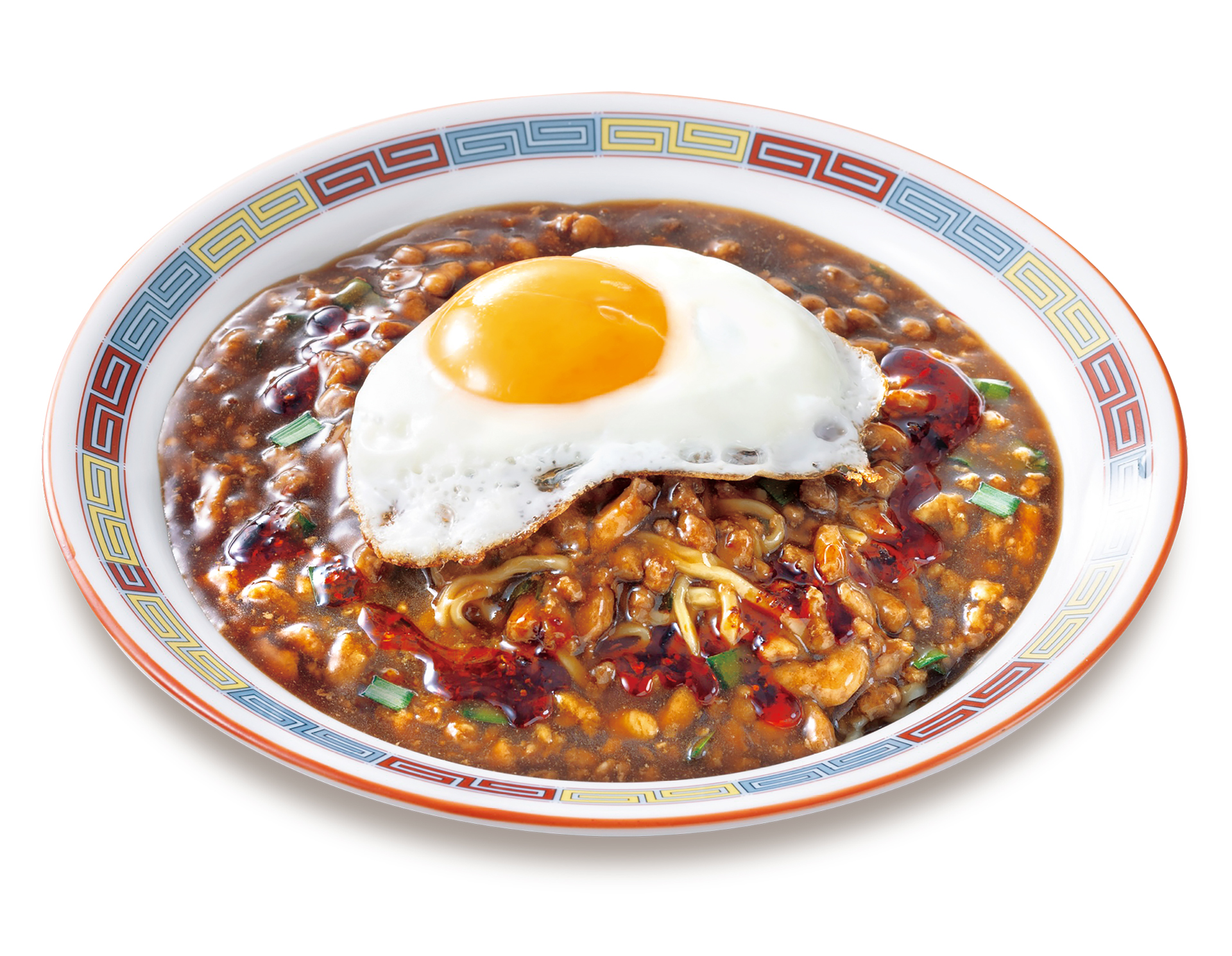 「お月見肉あんかけ炸醤麺」（890円）