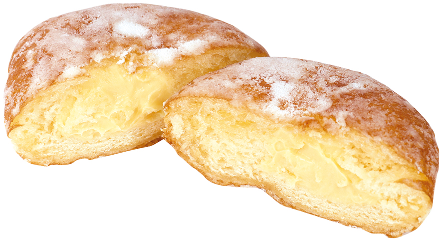 「milkyクリームドーナツ（カスタード）」（212円）