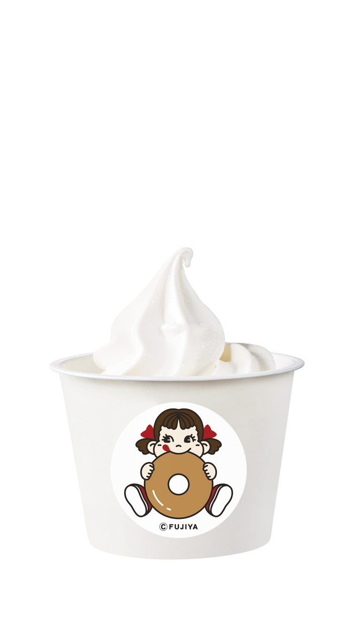 「プレミアムmilkyソフトクリーム（カップ）」（430円）