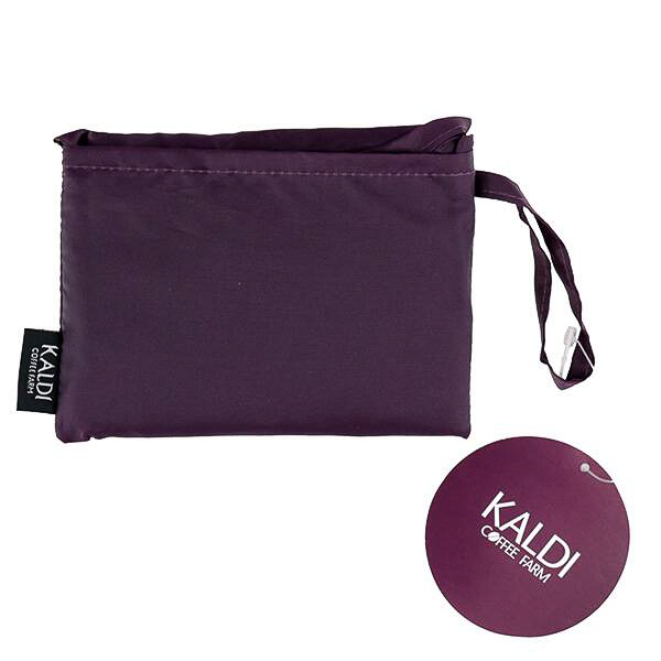 カルディコーヒーファーム「エコバッグ プラム」