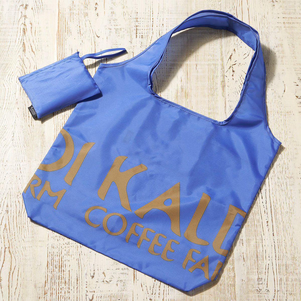 カルディコーヒーファーム「エコバッグ フレンチブルー」