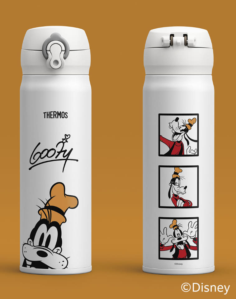 サーモス×ディズニー「真空断熱ケータイマグ」発売。ミッキー/ドナルド
