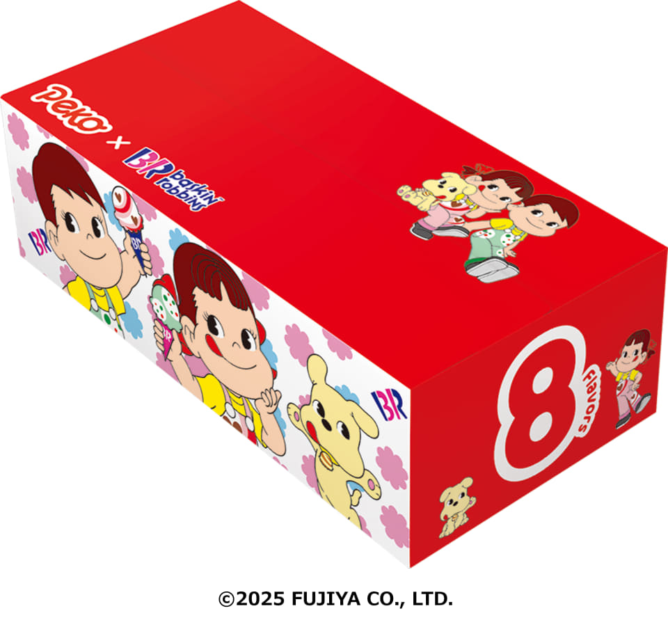 サーティーワン、不二家「ペコちゃん」とコラボした「PEKO with ICE