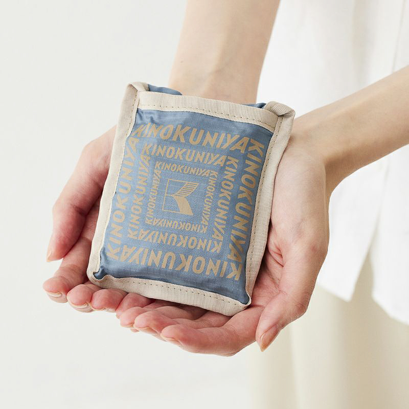 紀ノ国屋 ニューポケッタブルバッグ（スモーキーブルー）