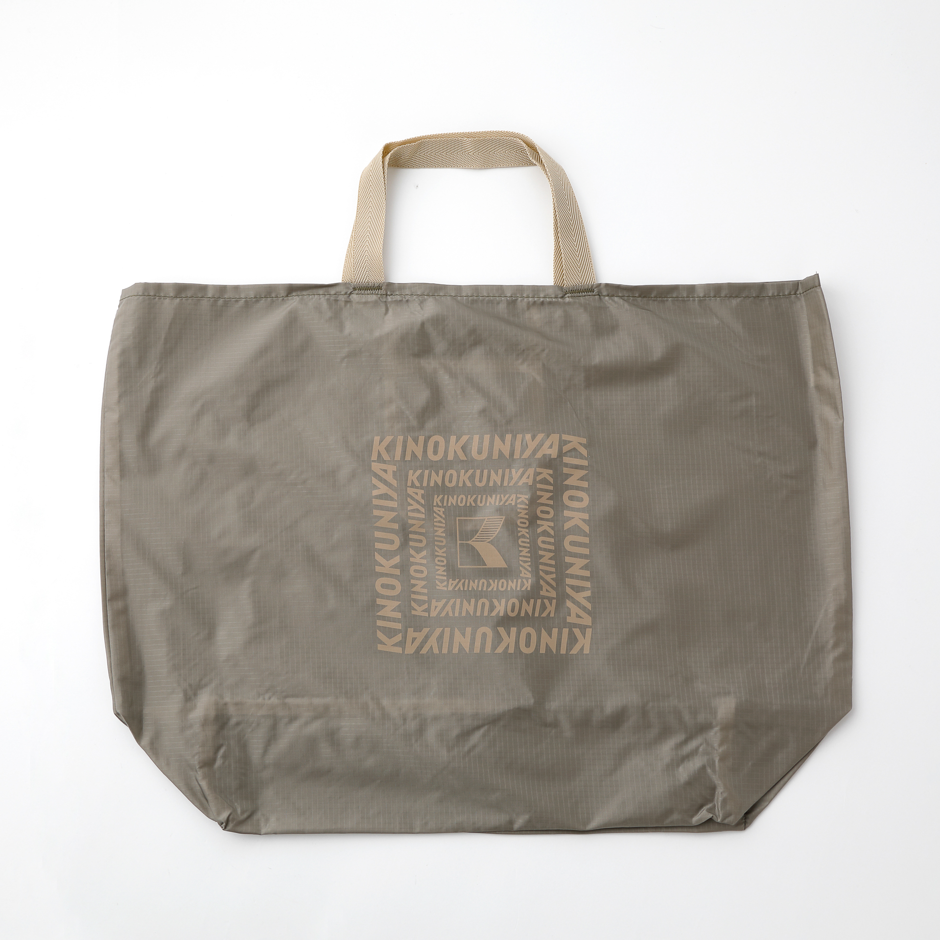 紀ノ国屋 ニューポケッタブルバッグ（グレージュ）